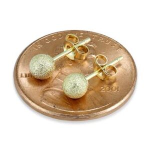 Gold Stud Earrings